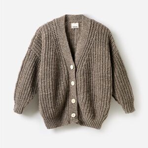 Babaa cardigan no19 dark mist 100% Wool / One Size